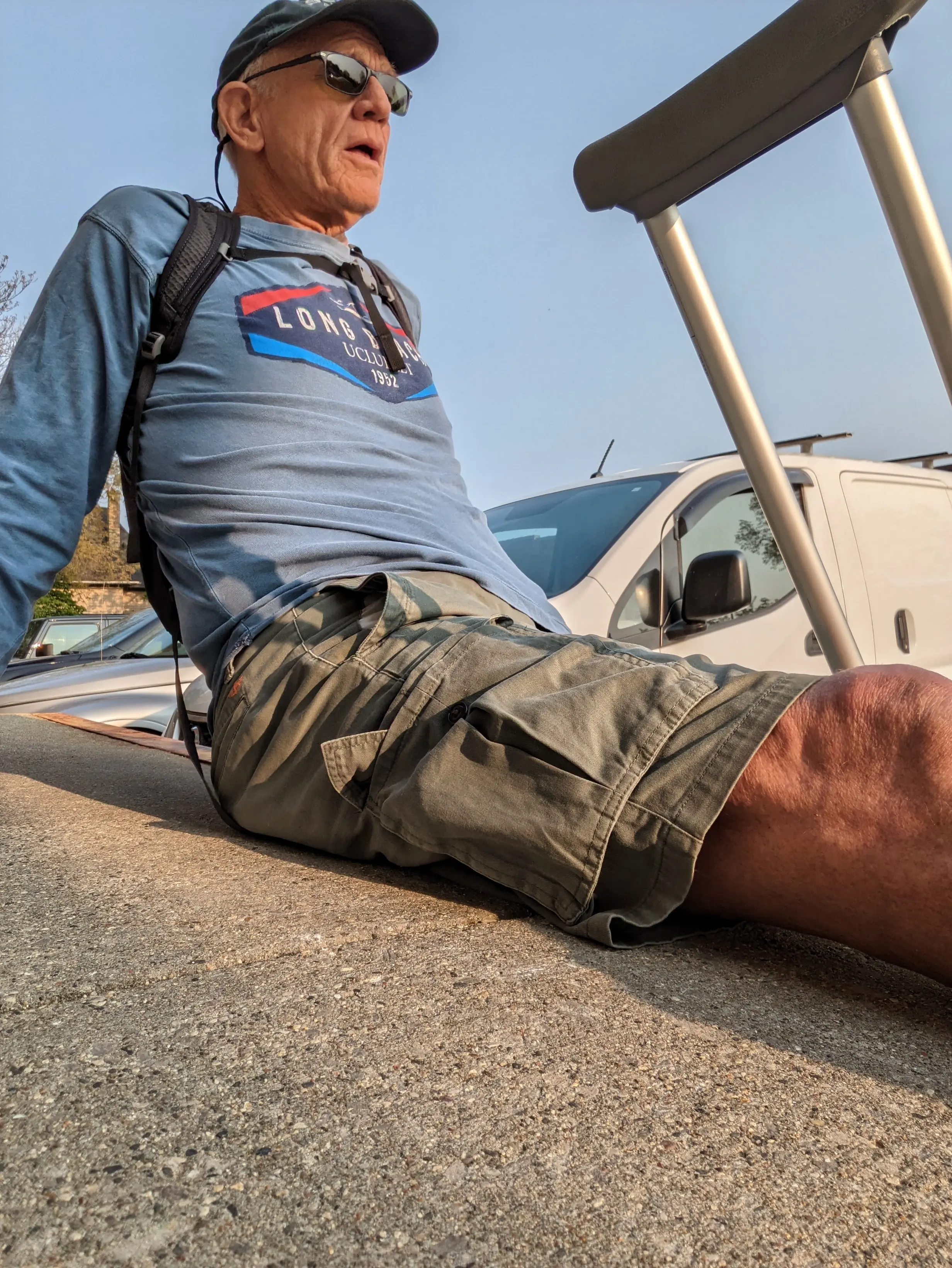 My hotel room on wheels with other equipment and paraphernalia