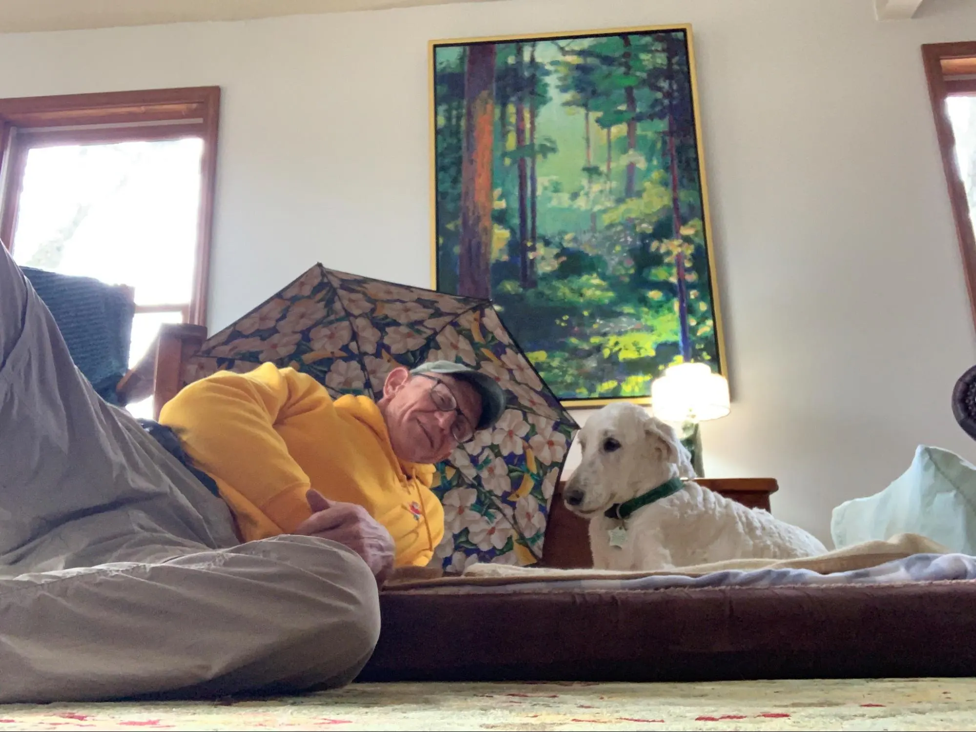 My hotel room on wheels with other equipment and paraphernalia