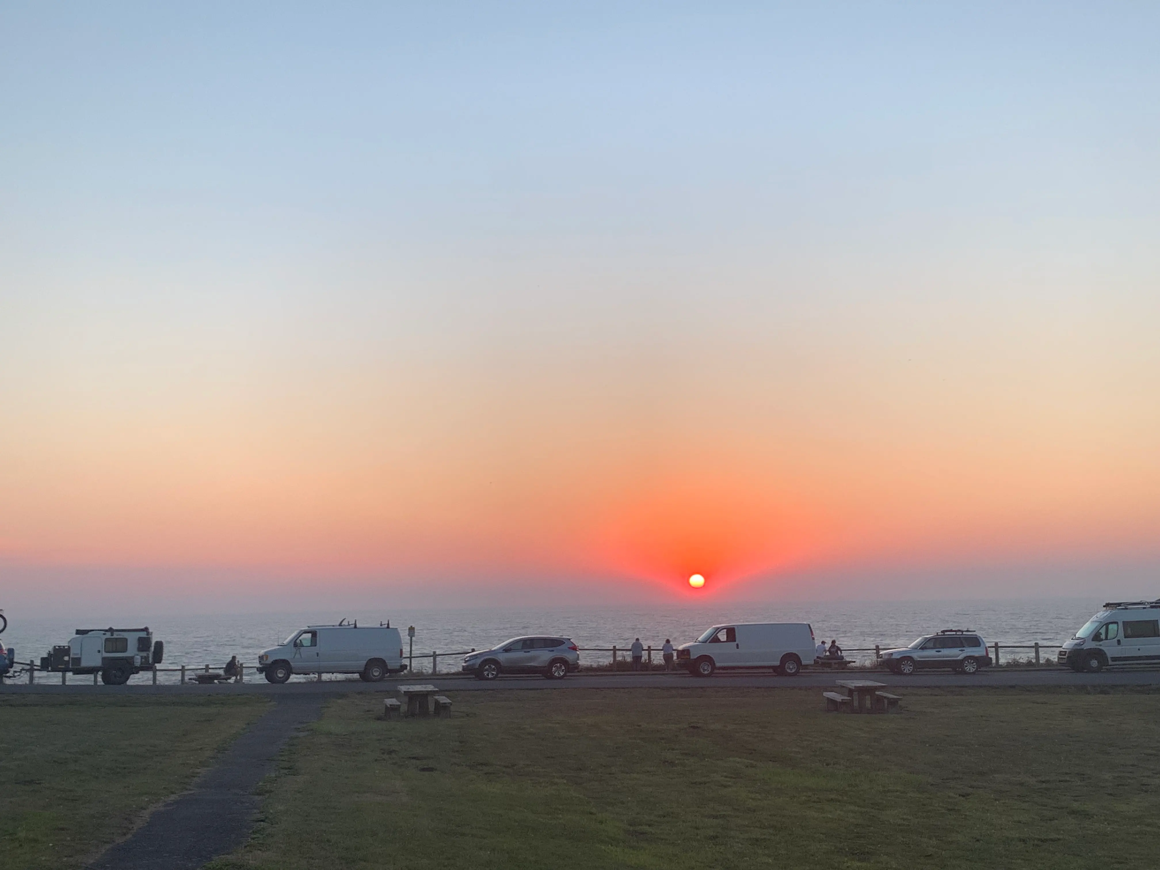 My hotel room on wheels with other equipment and paraphernalia
